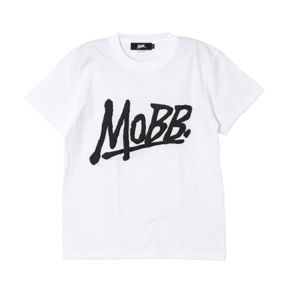 (P)OG T-SHIRT -WHITE×BLACK- (WOMEN/KIDS)(XS)