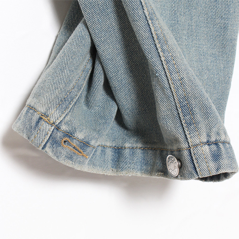 DOUBLE CARGO DENIM PANTS -W.INDIGO-