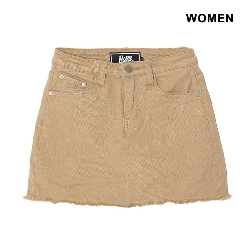 OLD OG DENIM SKORTS -BEIGE-