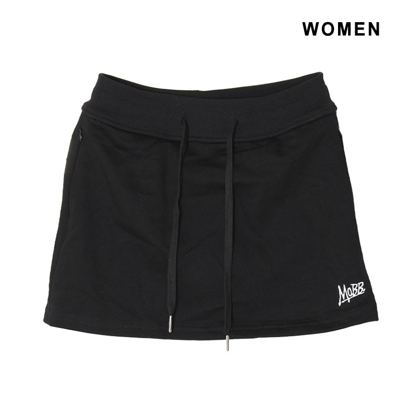 OG SWEAT SKORTS -BLACK- (WOMEN)