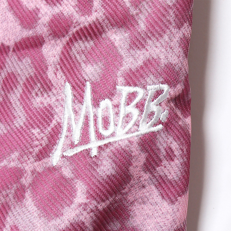 LEOPARD TRACK PANTS -PINK-