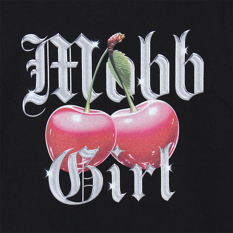 CHERRY MOBB GIRL T-SHIRT -BLACK- (WOMEN/KIDS)