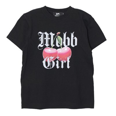 CHERRY MOBB GIRL T-SHIRT -BLACK- (WOMEN/KIDS)