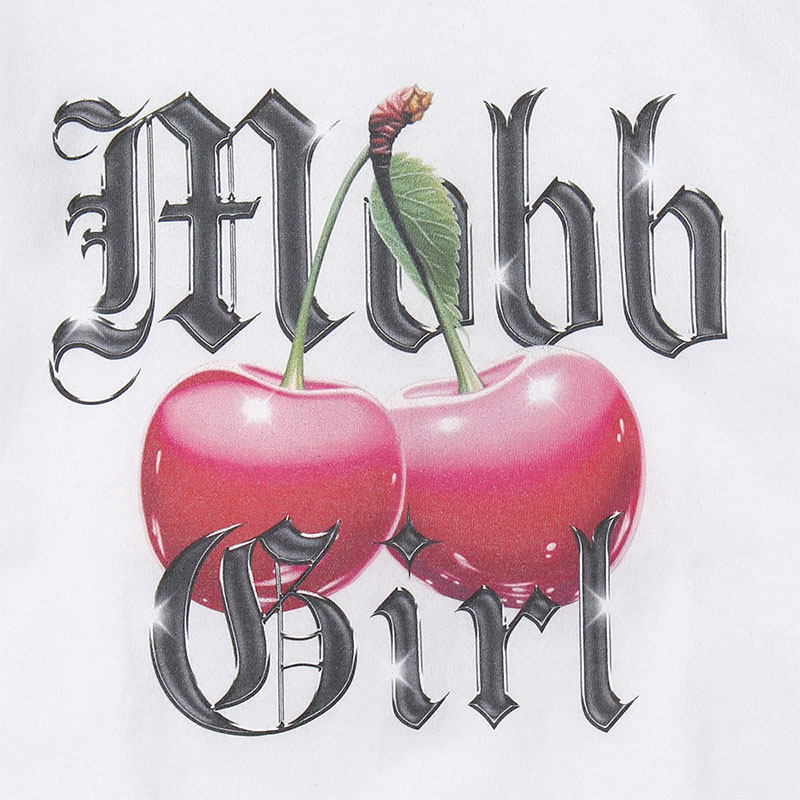 CHERRY MOBB GIRL T-SHIRT -WHITE- (WOMEN/KIDS)