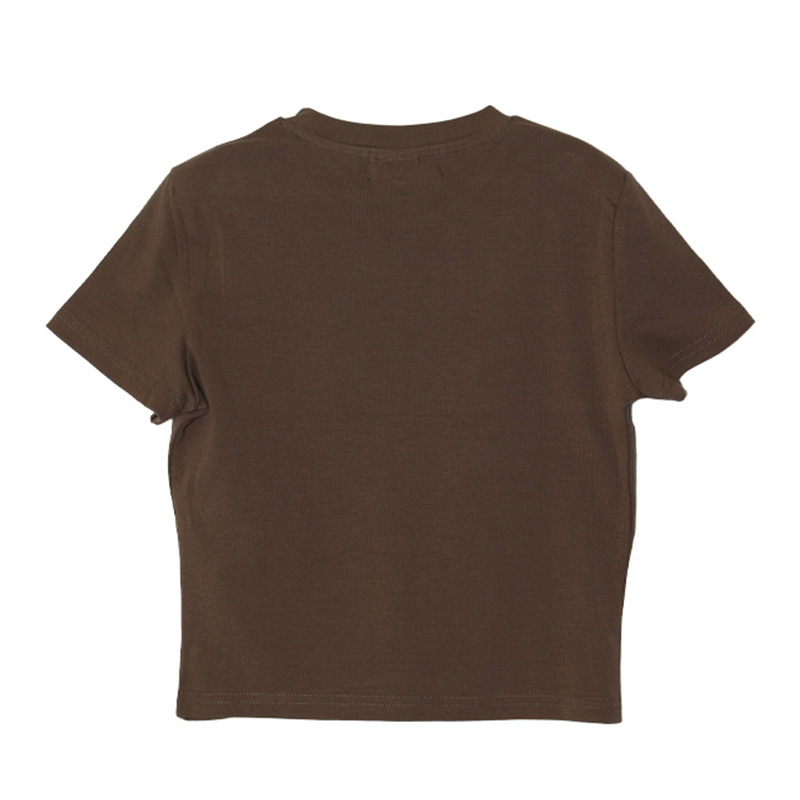 OLD OG CROPPED T-SHIRT -BROWN- (WOMEN)