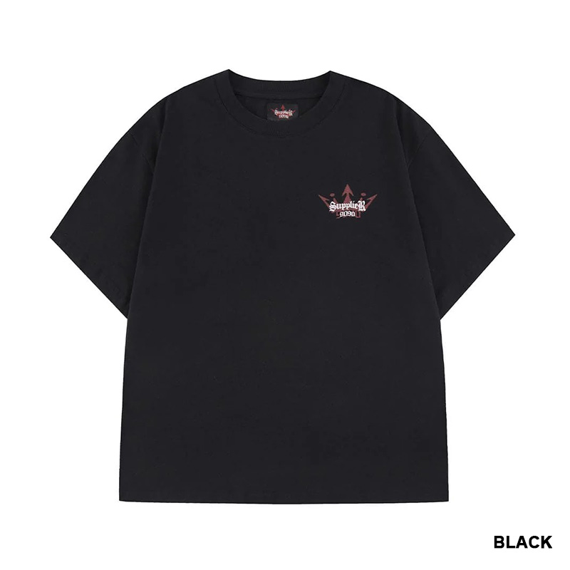 9090×SUPPLIER KING CROSS LOGO TEE -3.COLOR-