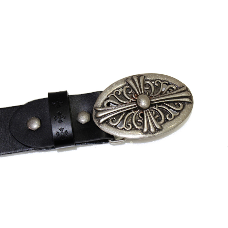 BUCKLE BELT -BLACK-