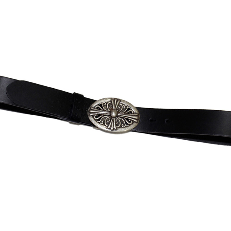 BUCKLE BELT -BLACK-