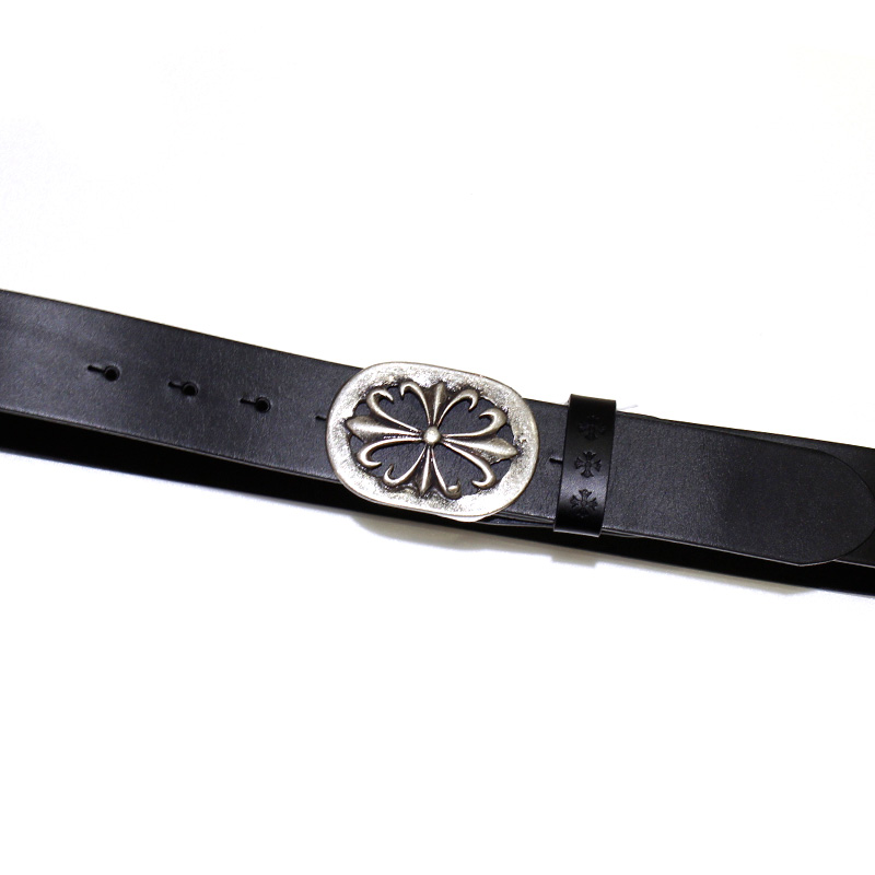 BUCKLE BELT -BLACK-