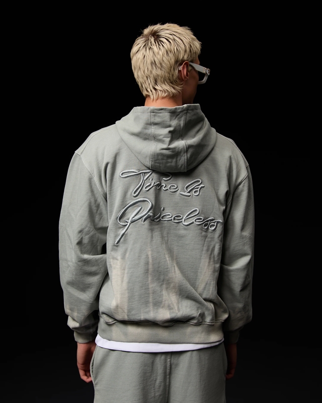 ENZO THROUGH HOODIE -GREY-