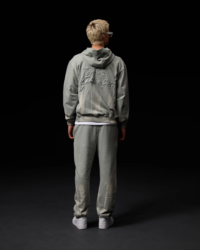 ENZO GRAPHIC JOGGER -GREY-