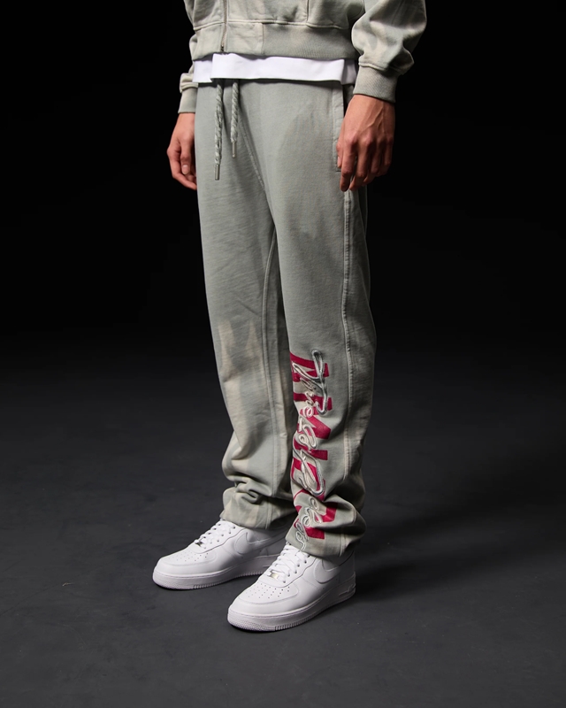 ENZO GRAPHIC JOGGER -GREY-