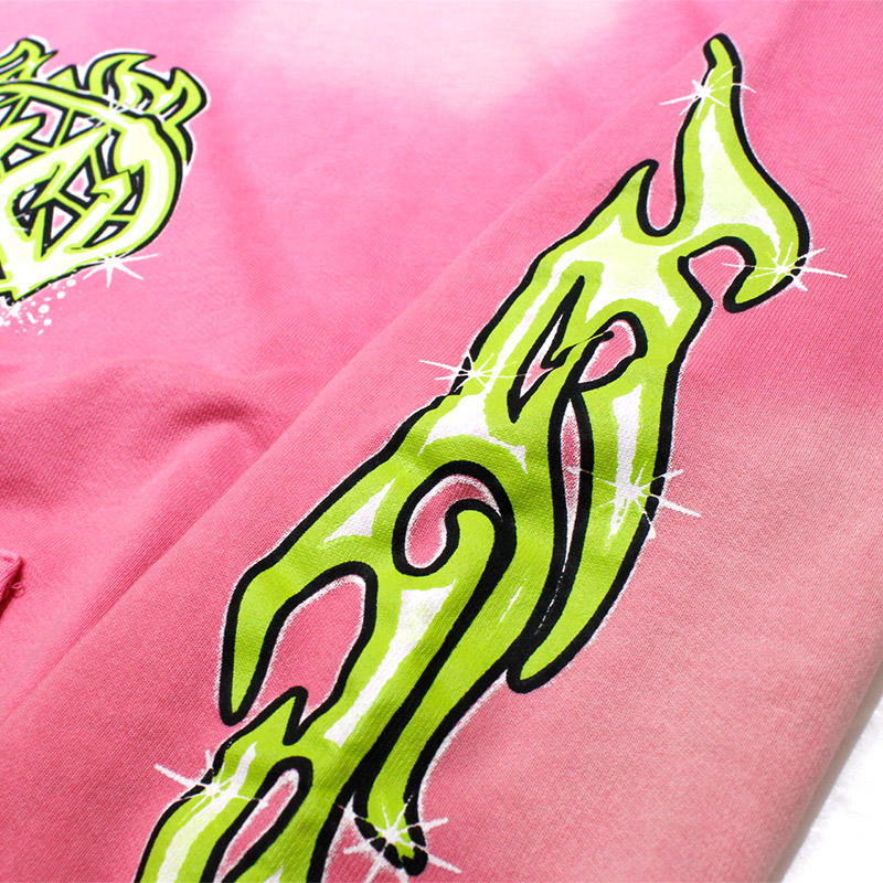 PAOLA GRAPHIC HOODIE -PINK-