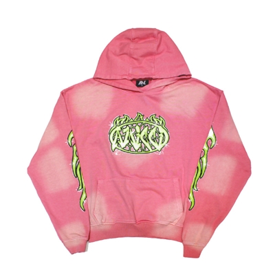 PAOLA GRAPHIC HOODIE -PINK-