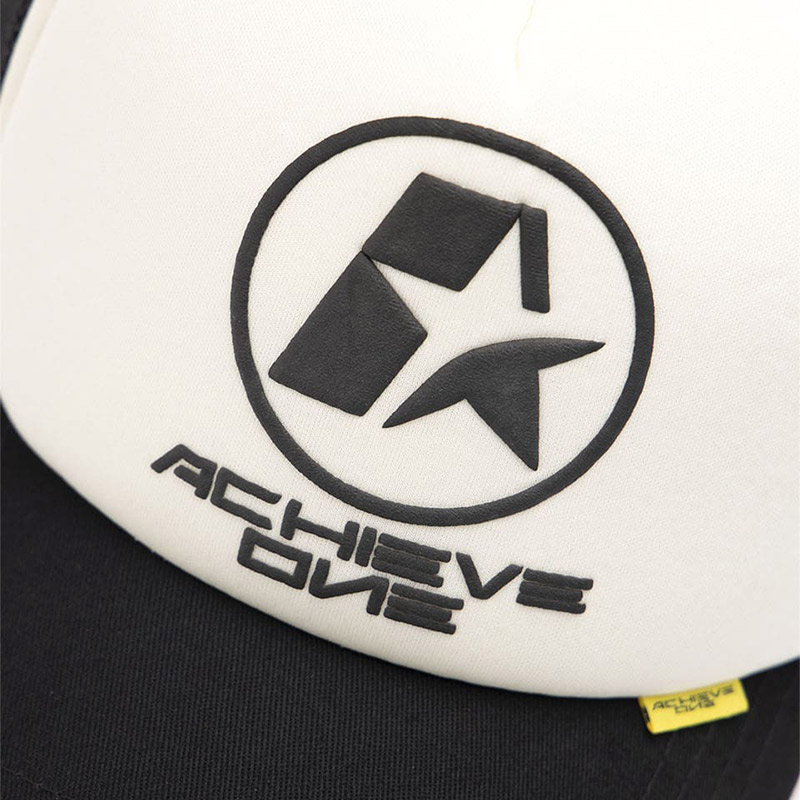 CIRCLE LOGO MESH CAP -BLACK-