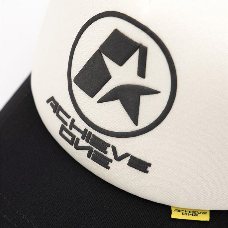 CIRCLE LOGO MESH CAP -BLACK-