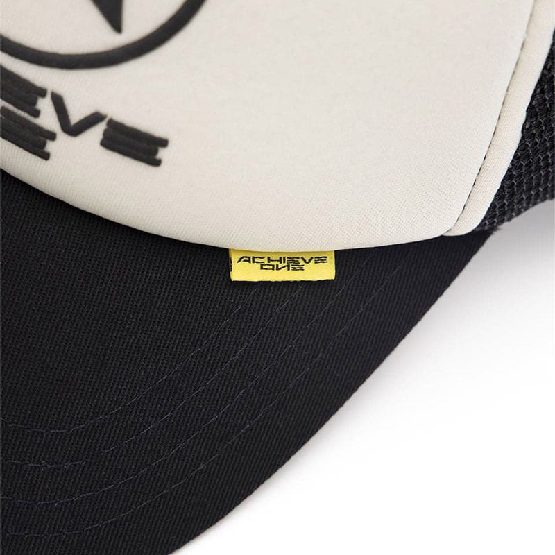 CIRCLE LOGO MESH CAP -BLACK-