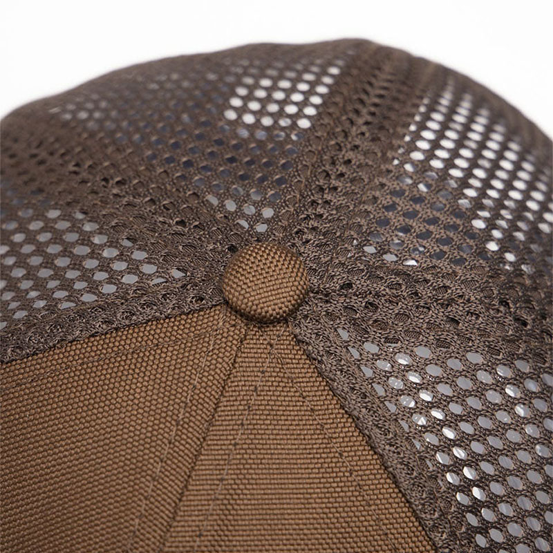 GUIDING STAR 6PANEL CAP -BROWN-