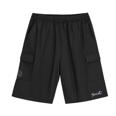 BLESS U×SPLR LOTUS GAME SHORTS -BLACK-