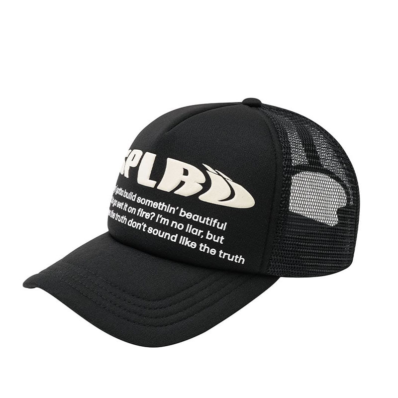 BLESS U×SPLR LOGO MESH CAP -BLACK-