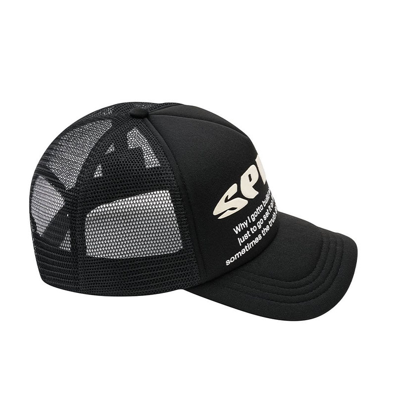 BLESS U×SPLR LOGO MESH CAP -BLACK-