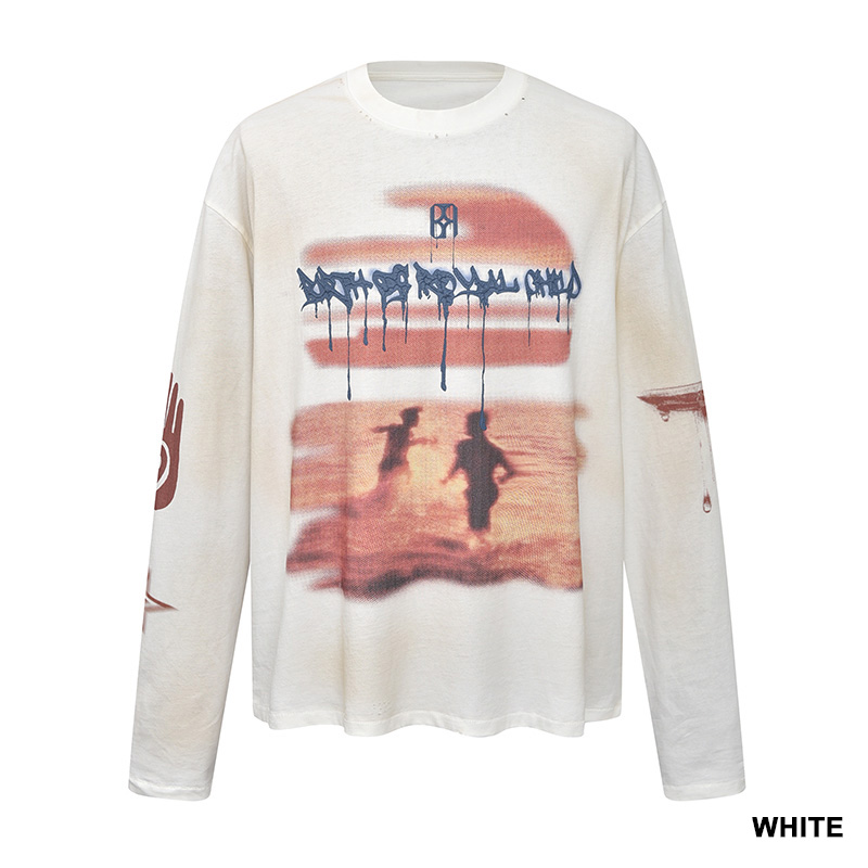 SUNSET PRINT LONG SLEEVE -2.COLOR-