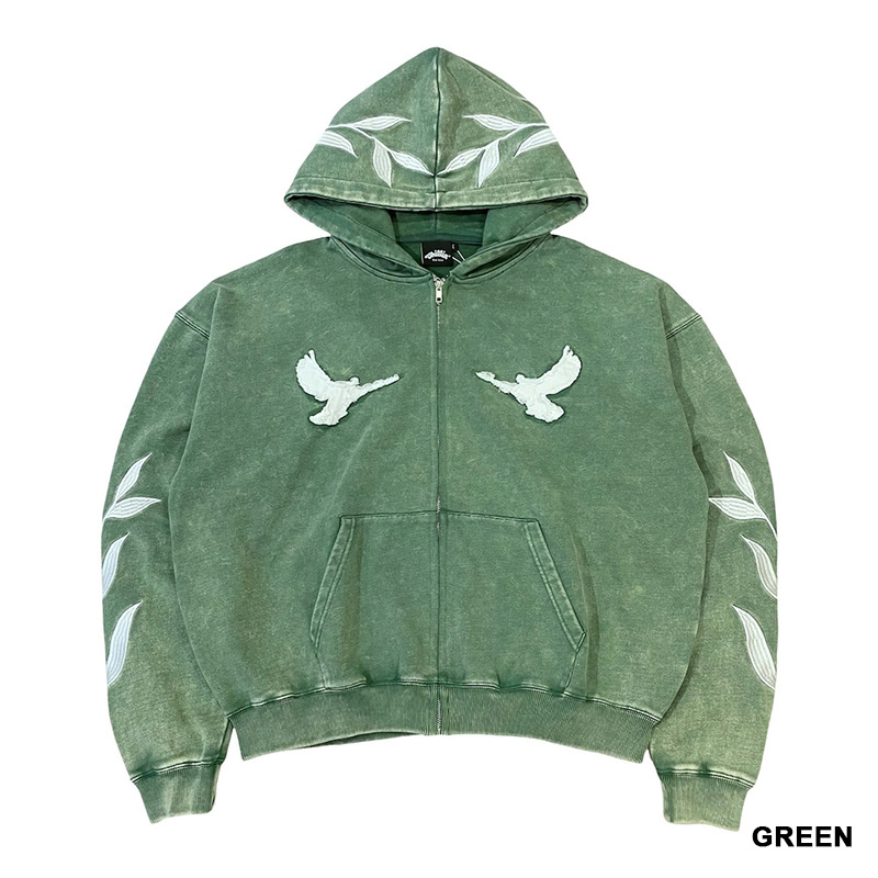 PIGMENT ZIP HOODIE -2.COLOR-