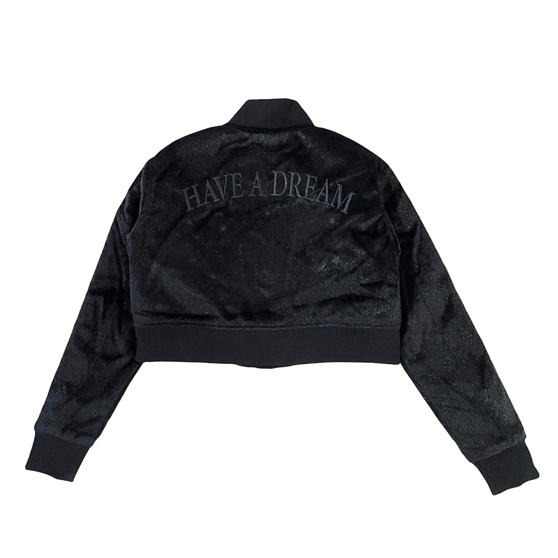 WOMEN'S BLACK CAT JACKET -BLACK-