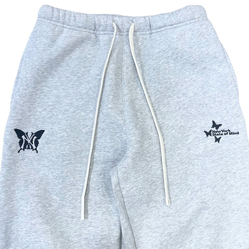 NY BUTTERFLY SWEAT PANTS -GREY-