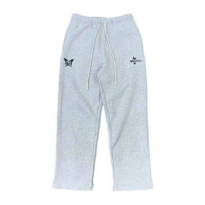 NY BUTTERFLY SWEAT PANTS -GREY-