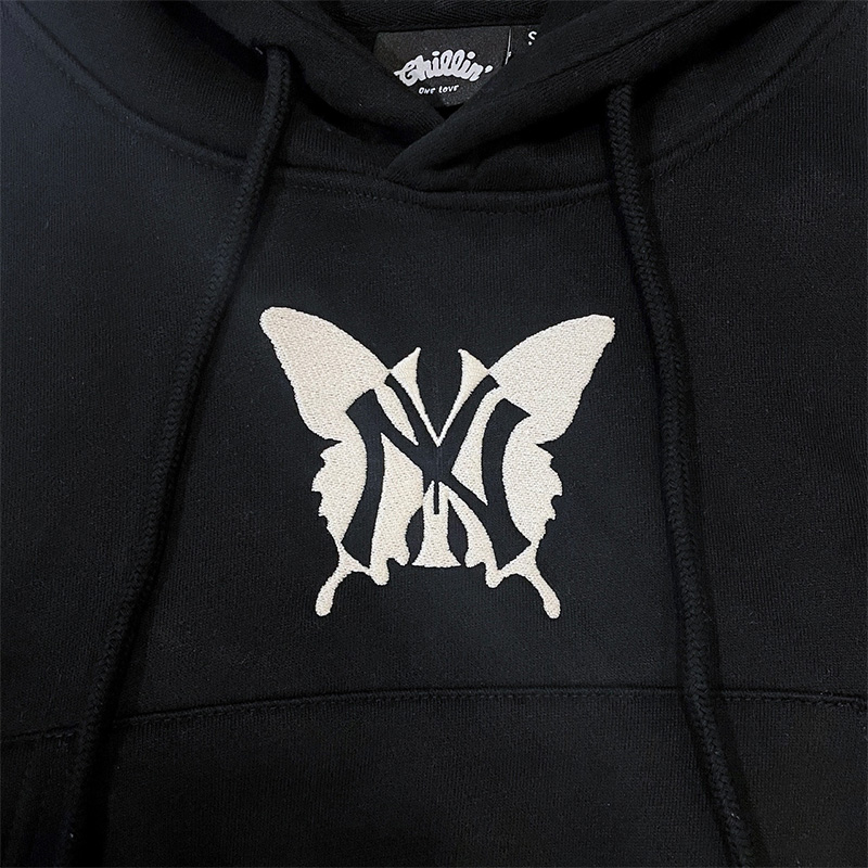 LADYS NY BUTTERFLY HOODIE -3.COLOR-