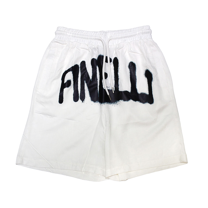 LOCKED MAN SHORTS -WHITE-