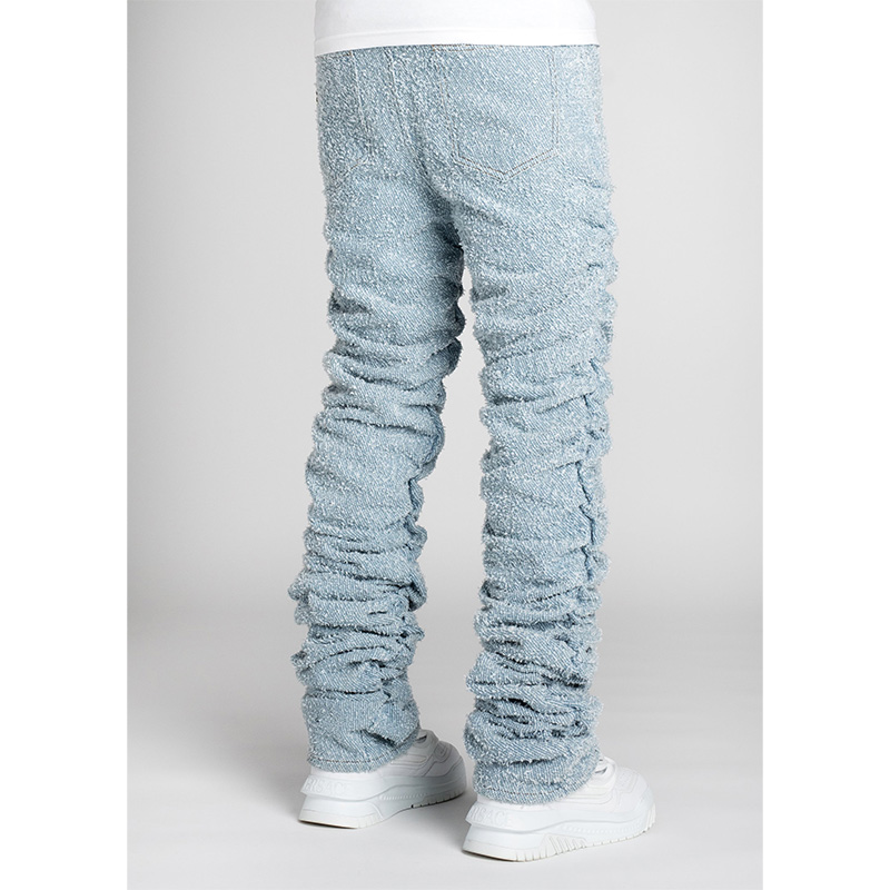 SKY BLUE SUPER STACKED DENIM -LT.BLUE-