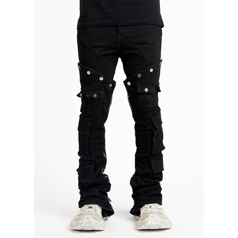 OBSIDIAN BLACK CONVERTABLE DENIM -BLACK-