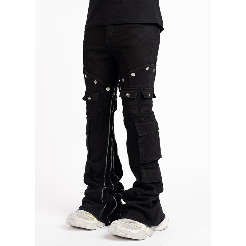 OBSIDIAN BLACK CONVERTABLE DENIM -BLACK-