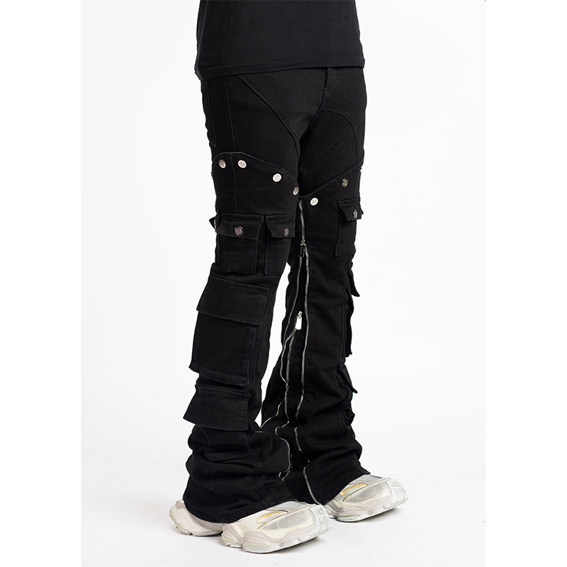 OBSIDIAN BLACK CONVERTABLE DENIM -BLACK-