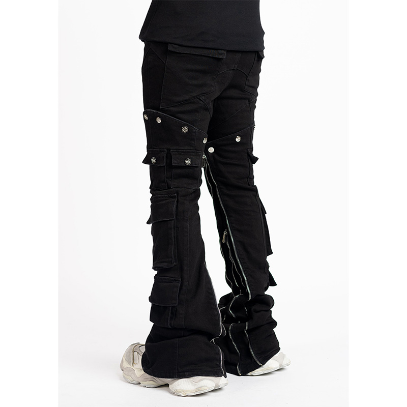 OBSIDIAN BLACK CONVERTABLE DENIM -BLACK-