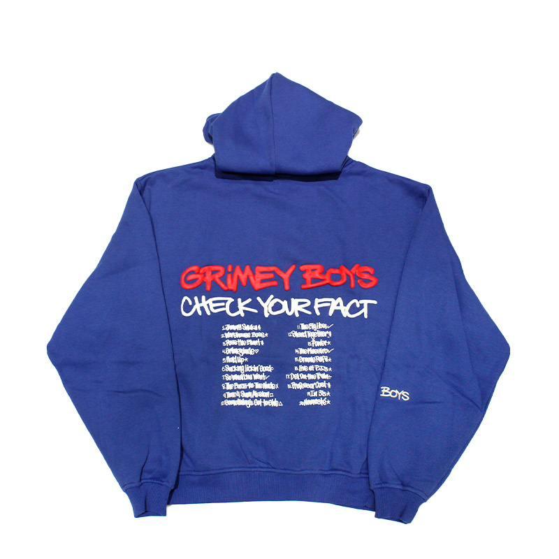 GRIMEY BOYS VINTAGE HOODIE -2.COLOR-