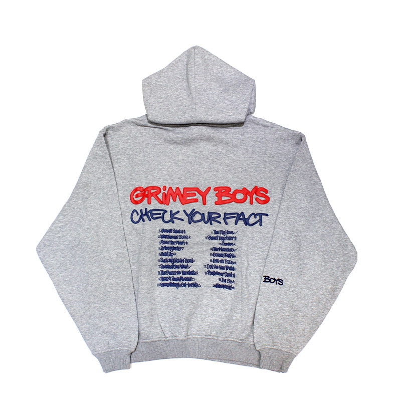 GRIMEY BOYS VINTAGE HOODIE -2.COLOR-