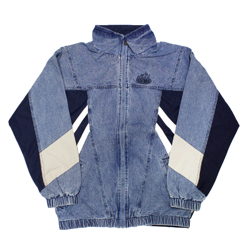 SCRATCHING MEMORIES DENIM TRACK JACKET BLUE WALKIN STORE WEB SHOP