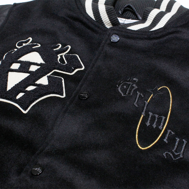 SAOIRSE BASEBALL JACKET -BLACK-