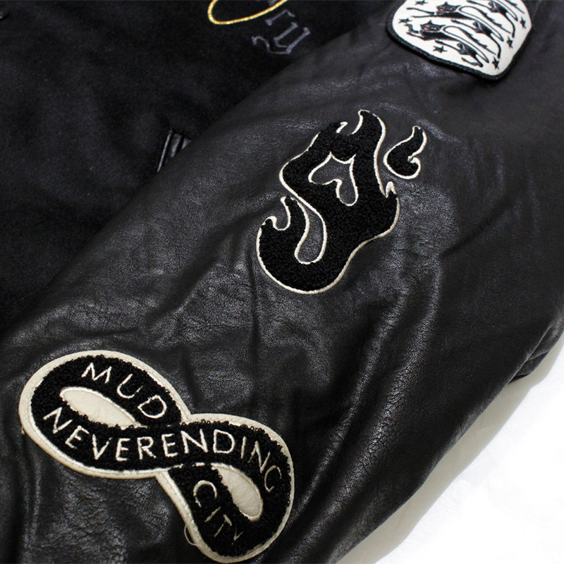 SAOIRSE BASEBALL JACKET -BLACK-