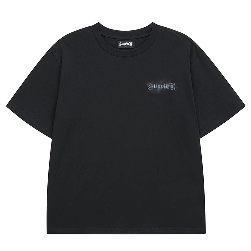 ROLLONG LOUD×SUPPLIER SMOKE TEE -BLACK-