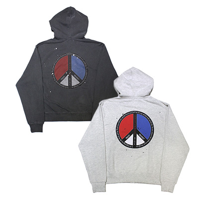 PEANCE OF GOD ZIP UP HOODIE -2.COLOR-