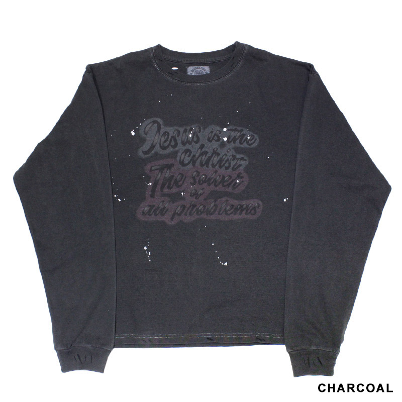 J.I.C VINTAGE LS TEE -2.COLOR-