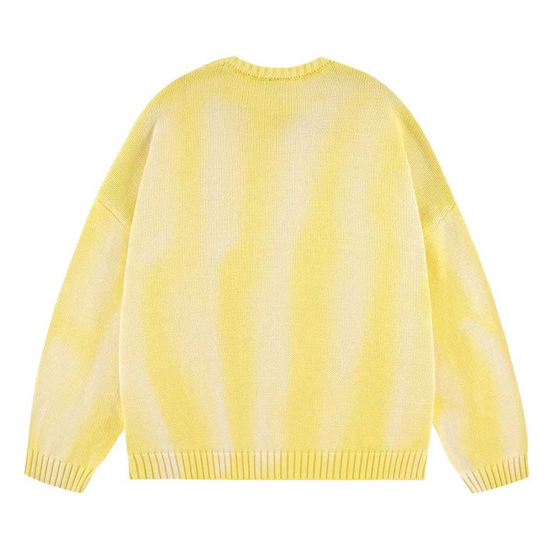 GARMENT DYED CREW KNIT -2.COLOR-