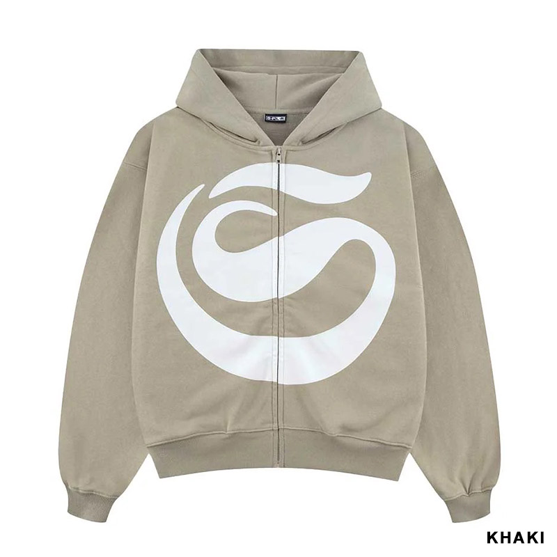 HUGE S LOGO ZIP HOODIE -2.COLOR-