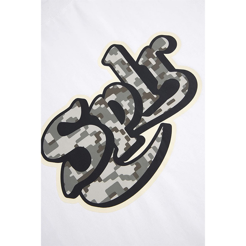 DIGITAL CAMO BASEBALL LOGO TEE -2.COLOR-