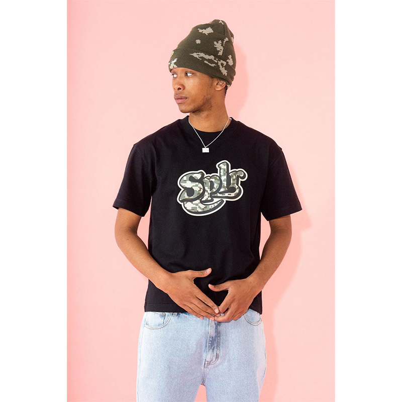 DIGITAL CAMO BASEBALL LOGO TEE -2.COLOR-