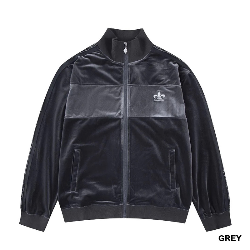 VELVET TRACK JACKET -2.COLOR-